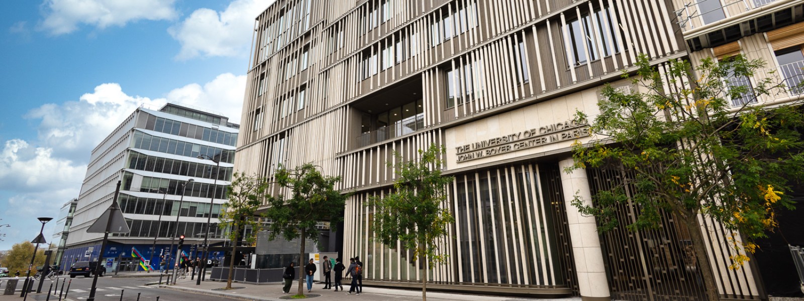 University of Chicago John W. Boyer Center in Paris Façade
