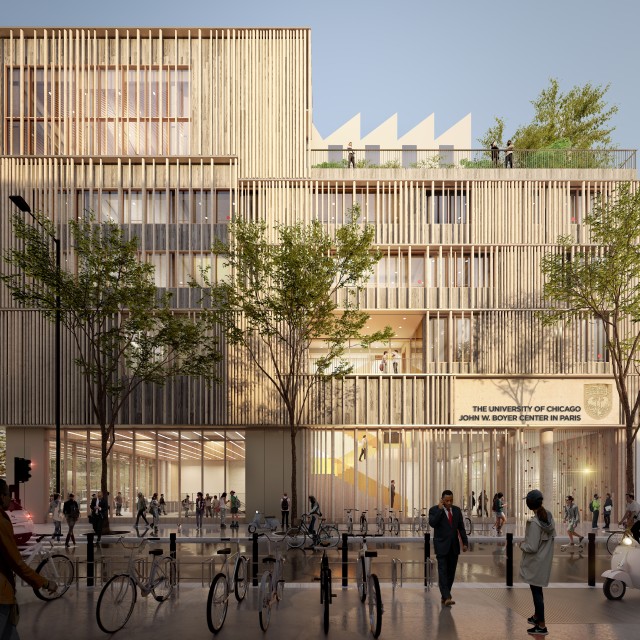 rendering of new center exterior