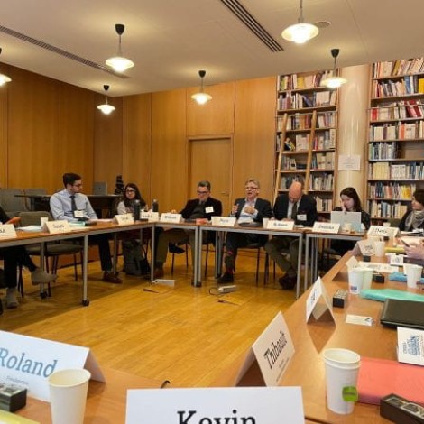 A group of scholars and practitioners convened in Paris for a set of roundtables on vulnerabilities to democracy